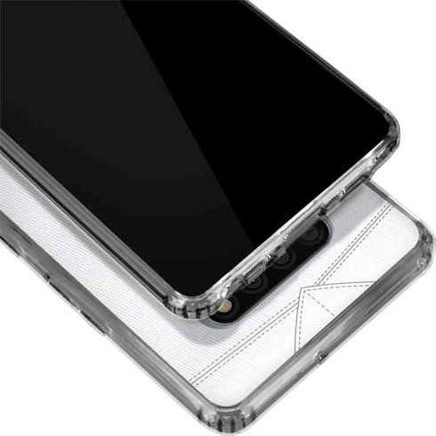 Michigan State University White Jersey LG Stylo 6 Clear Case