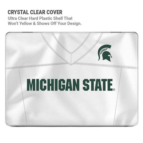 Michigan State University White Jersey MacBook Air 13in M1 (2021) Case plus Skin