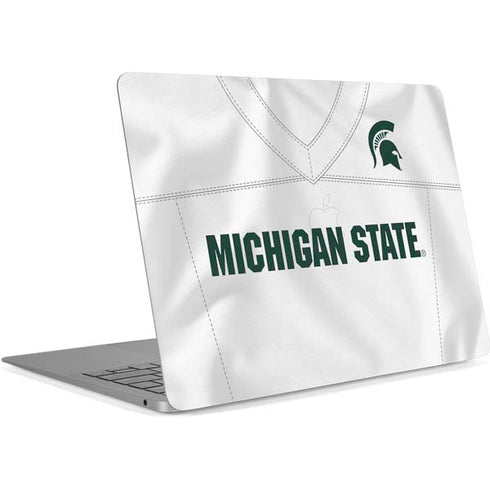 Michigan State University White Jersey Apple MacBook Air Skin