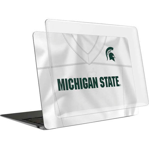 Michigan State University White Jersey MacBook Air 15in (2023-2025) Case plus Skin