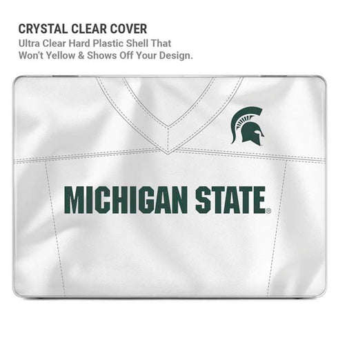 Michigan State University White Jersey MacBook Air 15in (2023-2025) Case plus Skin