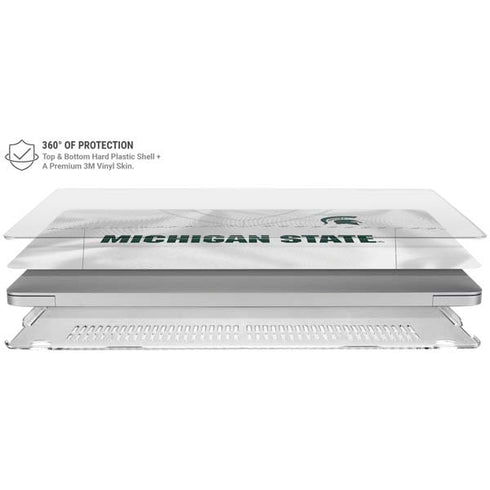 Michigan State University White Jersey MacBook Air 15in (2023-2025) Case plus Skin