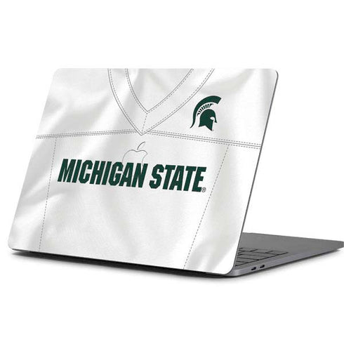Michigan State University White Jersey Apple MacBook Pro 13-inch Skin