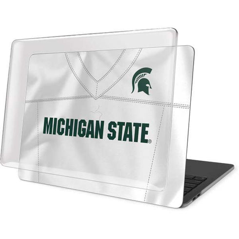 Michigan State University White Jersey MacBook Pro 13in (2020) Case plus Skin