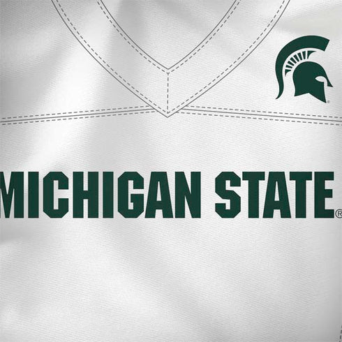 Michigan State University White Jersey MacBook Skins