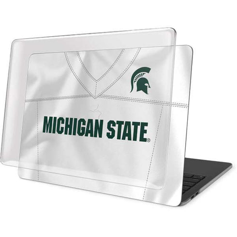 Michigan State University White Jersey MacBook Pro 15in (2016-19) Case plus Skin