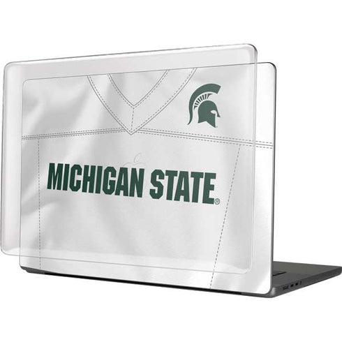 Michigan State University White Jersey MacBook Pro 16in (2021-25) Case plus Skin
