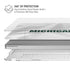 Michigan State University White Jersey MacBook Pro 16in (2021-25) Case plus Skin