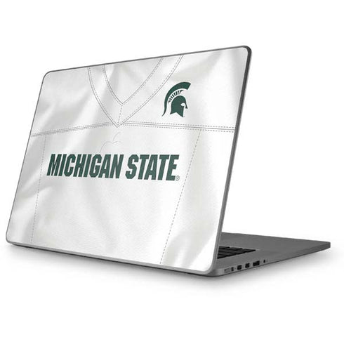 Michigan State University White Jersey Apple MacBook Pro 17-inch Skin