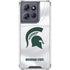 Michigan State University White Jersey Moto G 5G (2025) Clear Case