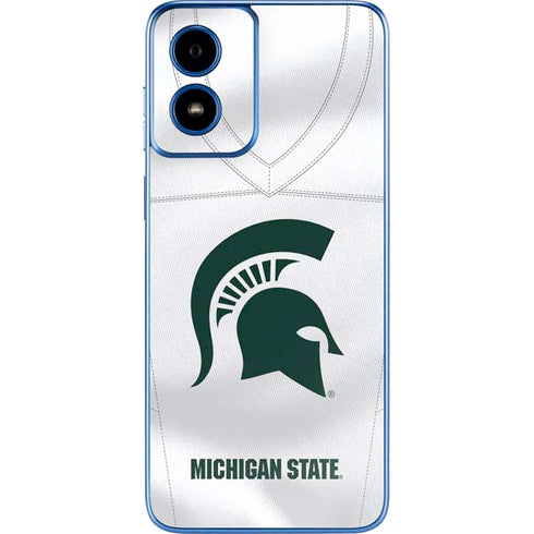 Michigan State University White Jersey Moto G Play 4G (2024) Skin