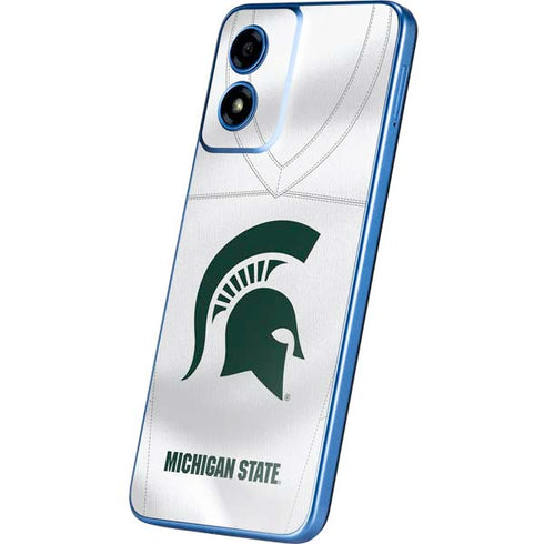 Michigan State University White Jersey Moto G Play 4G (2024) Skin