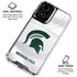 Michigan State University White Jersey Moto G Power 5G (2024) Clear Case