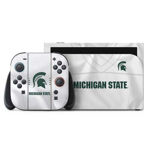 Michigan State University White Jersey Nintendo Skins