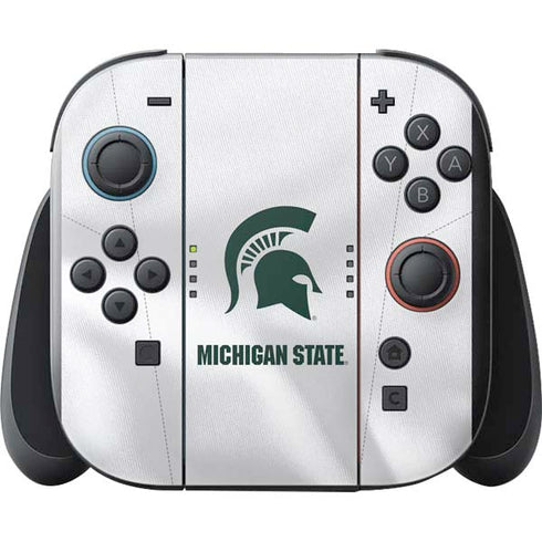 Michigan State University White Jersey Nintendo Switch 2 (2025) with Joy-Con Skin