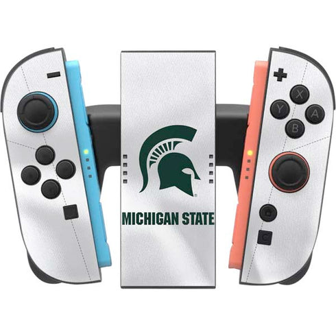 Michigan State University White Jersey Nintendo Switch 2 (2025) Joy-Con Controller Skin
