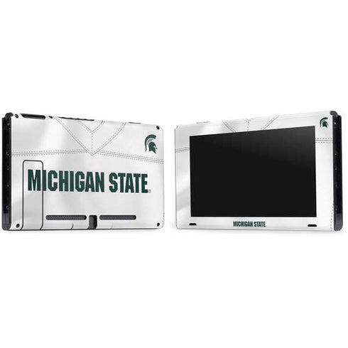 Michigan State University White Jersey Nintendo Switch Bundle Skin