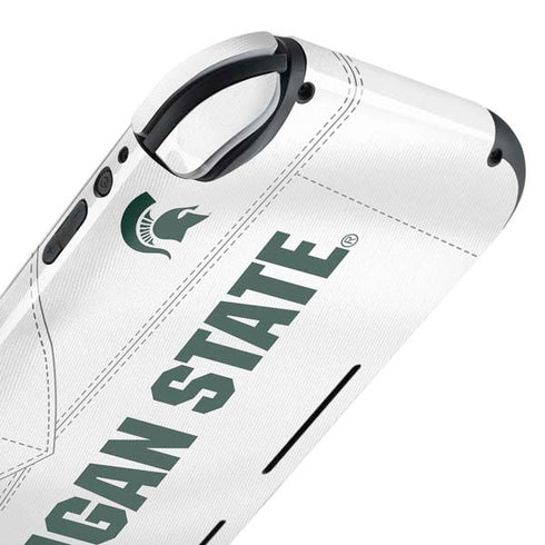 Michigan State University White Jersey Nintendo Switch Lite Skin
