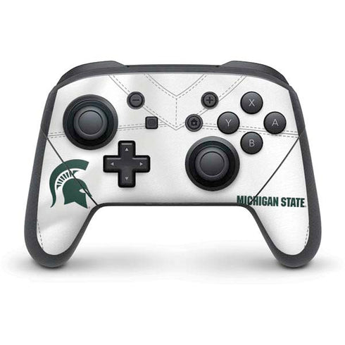 Michigan State University White Jersey Nintendo Skins