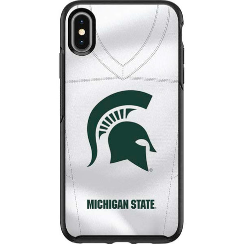 Michigan State University White Jersey Otterbox Symmetry iPhone Skin
