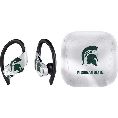 Michigan State University White Jersey PowerBeats Pro Skin