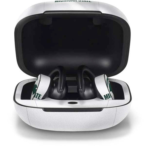 Michigan State University White Jersey PowerBeats Pro Skin