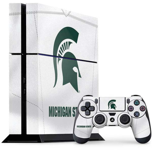 Michigan State University White Jersey PlayStation PS4 Skins