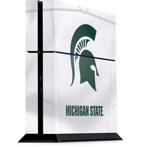 Michigan State University White Jersey PlayStation PS4 Skins