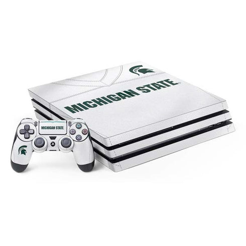Michigan State University White Jersey PlayStation PS4 Skins