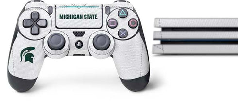Michigan State University White Jersey PS4 Pro Bundle Skin
