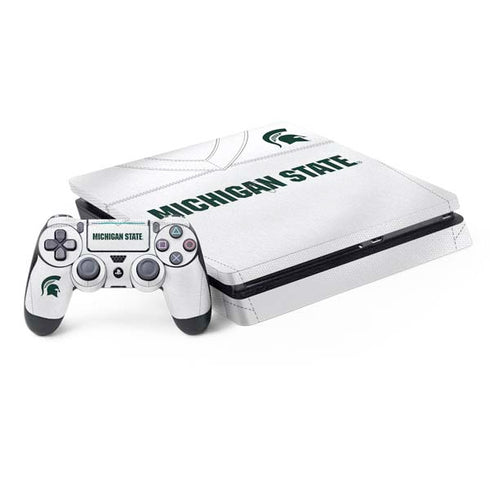 Michigan State University White Jersey PS4 Slim Bundle Skin