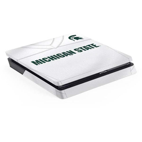 Michigan State University White Jersey PS4 Slim Skin