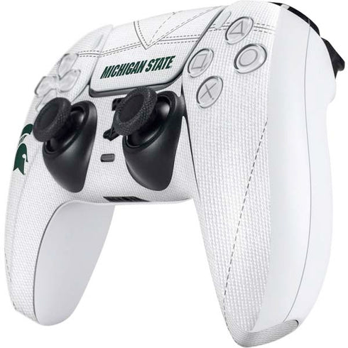 Michigan State University White Jersey PS5 Controller Skin