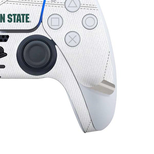 Michigan State University White Jersey PS5 Slim Disk Bundle Skin