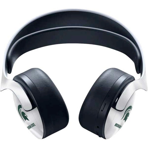 Michigan State University White Jersey PULSE 3D Wireless Headset for PS5 Skin