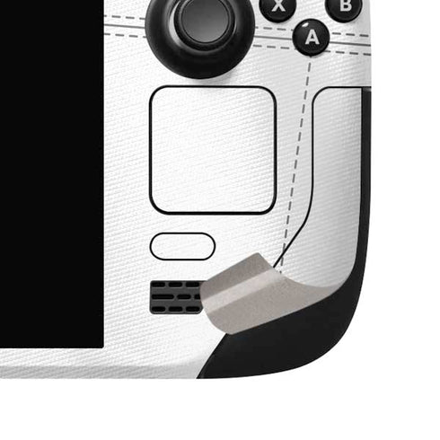 Michigan State University White Jersey Steam Deck Handheld Gaming Computer OLED Skin