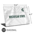 Michigan State University White Jersey Universal Laptop 16.6in (13.4 x 9.7in) Skin