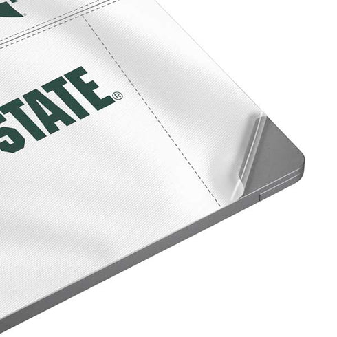 Michigan State University White Jersey Universal Laptop 16.6in (13.4 x 9.7in) Skin