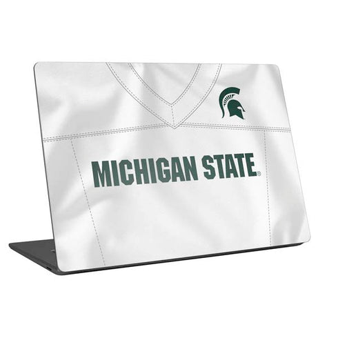 Michigan State University White Jersey Universal Laptop 16in (13 x 9.4in) Skin