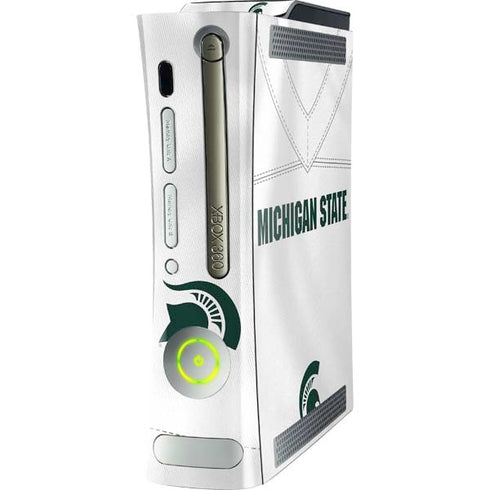 Michigan State University White Jersey Xbox 360 (Includes HDD) Skin