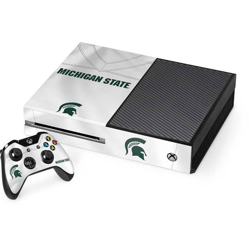 Michigan State University White Jersey Xbox One Skins