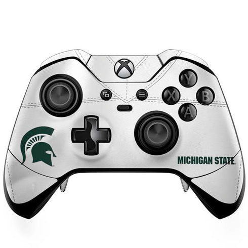 Michigan State University White Jersey Xbox One Elite Controller Skin