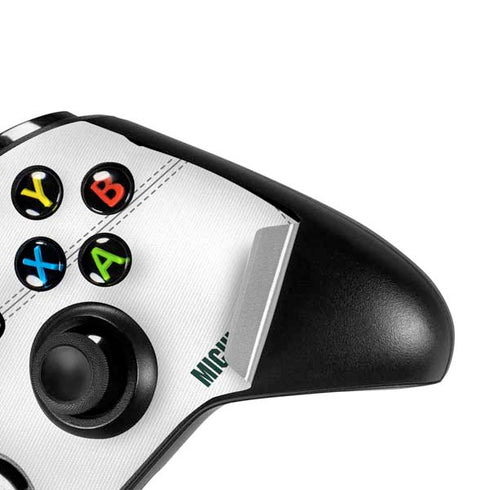 Michigan State University White Jersey Xbox One S All-Digital Edition Bundle Skin
