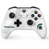 Michigan State University White Jersey Xbox One S Console and Controller Bundle Skin