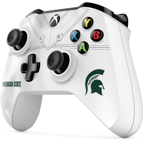 Michigan State University White Jersey Xbox One S Controller Skin
