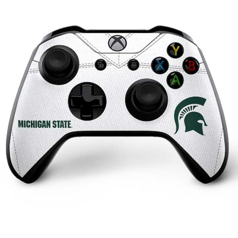 Michigan State University White Jersey Xbox One X Bundle Skin
