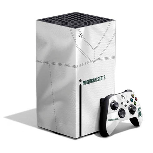 Michigan State University White Jersey Xbox Series X Skins