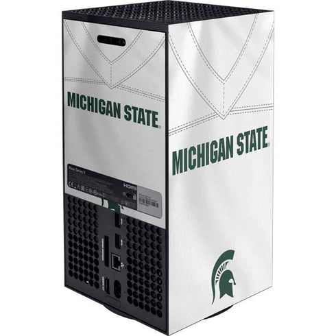 Michigan State University White Jersey XBox Series X Digital Edition Bundle Skin
