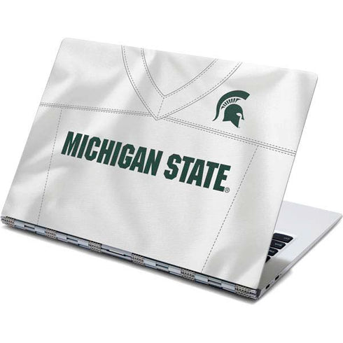 Michigan State University White Jersey Yoga 910 2-in-1 14in Touch-Screen Skin