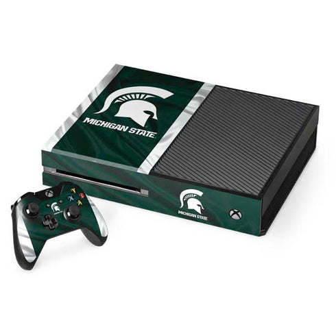 Michigan State University Away Grey Jersey Xbox One Skins